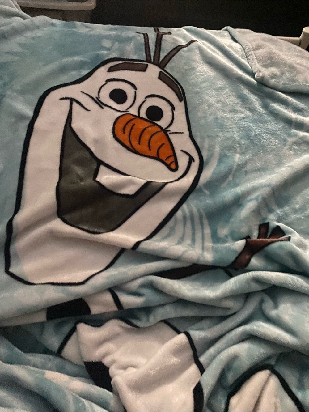 Kids Olaf Plush blanket